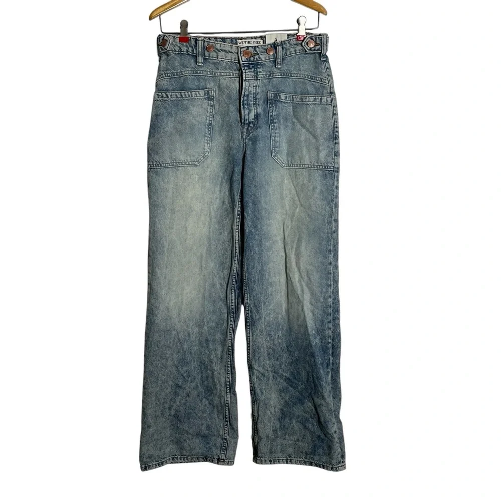 WE THE FREE x FREE PEOPLE Palmer Cuffed Jean in La La Land - Picture 3 of 12